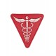 Mil-Tec PVC Medical 3D Patch - Red